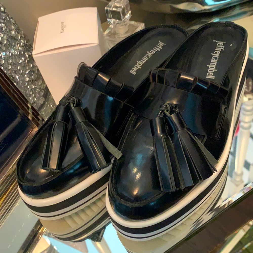 Jeffrey Campbell platform mules
